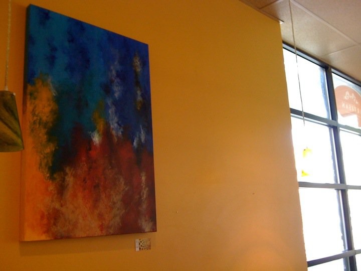 Rain on Baked Earth on display at Artisan Cafe